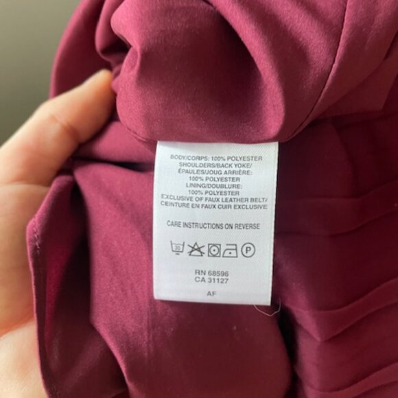 DKNYC purple pleated dress - Picture 8 of 10